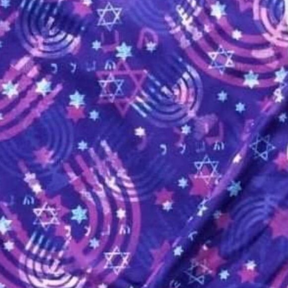 Menorah Hanukah Adult leggings - Picture 2 of 2